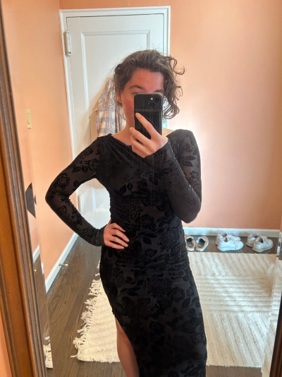 Helena Long Sleeve Ruched Maxi Dress | Nuuly