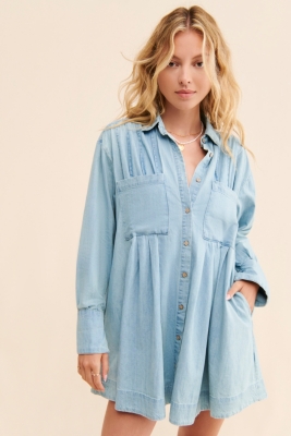 The Denim Voyage Dress | Nuuly Rent