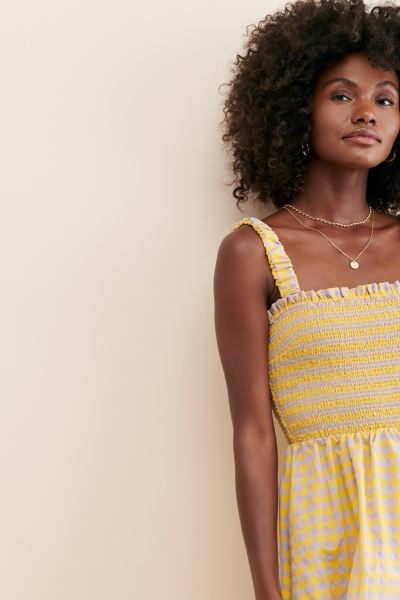 Kacey Gingham Maxi Dress | Nuuly