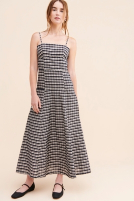 Torrent Check Maxi Dress | Nuuly Rent