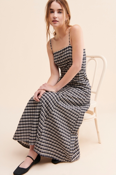 slim fit dress slacks Torrent Button Up Midi Dress – Disturbia main image 1