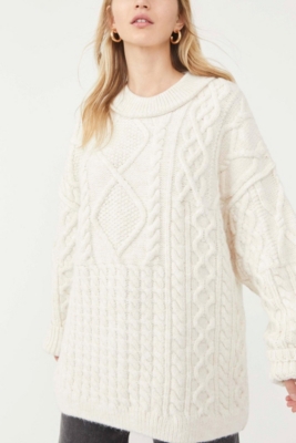 Leslie Cable Knit Tunic Nuuly Rent