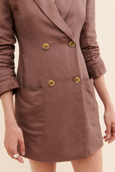 Linen Blazer Dress | Nuuly