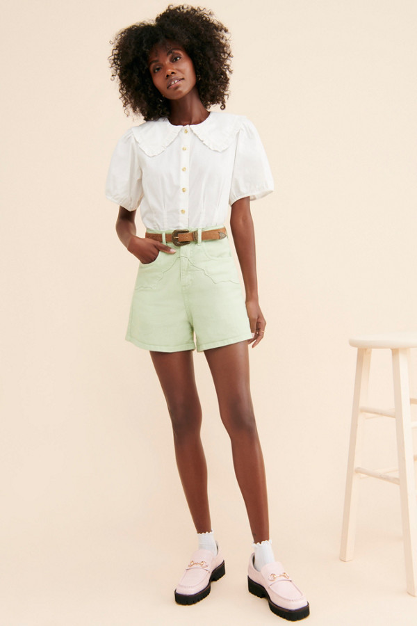 Irvy Western High Rise Denim Short | Nuuly Irvy Western High Rise Denim Short | Nuuly
