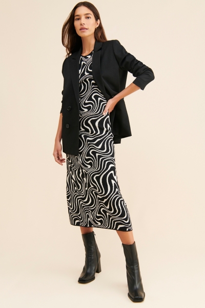 Swirl Knit Midi Dress | Nuuly