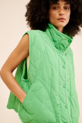Quinn Quilted Puffer Vest | Nuuly