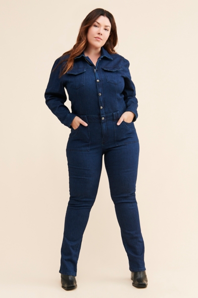 Stretchy Denim Coveralls | Nuuly