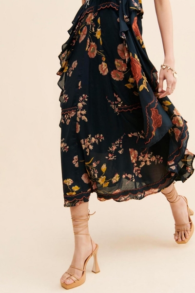 Audrey Embroidered Maxi Dress | Nuuly