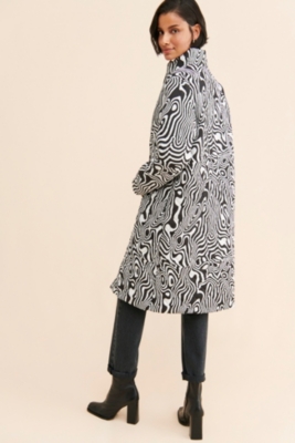 Simulation Marble Puffer Coat | Nuuly