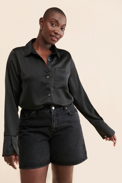 women's dress shirt bodysuit The Bodysuit White / XL