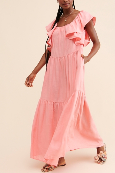 knee length dresses for ladies Eloise Maxi Dress Black / S main image 0