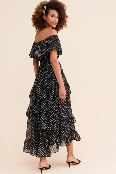 knee length dresses for ladies Chacha Maxi Cloud – CHA COLLECTIVE