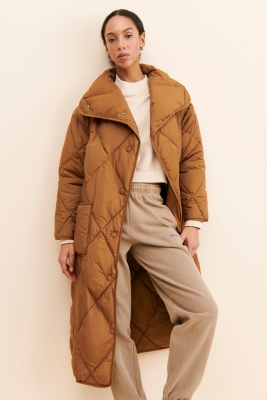 yuna maxi fur down jacket