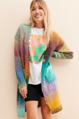 Urban outfitters outlet rainbow cardigan