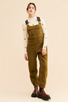 Todayful Front Zip Cotton Salopette Overalls