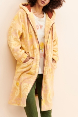 Cozy Printed Blanket Coat Nuuly