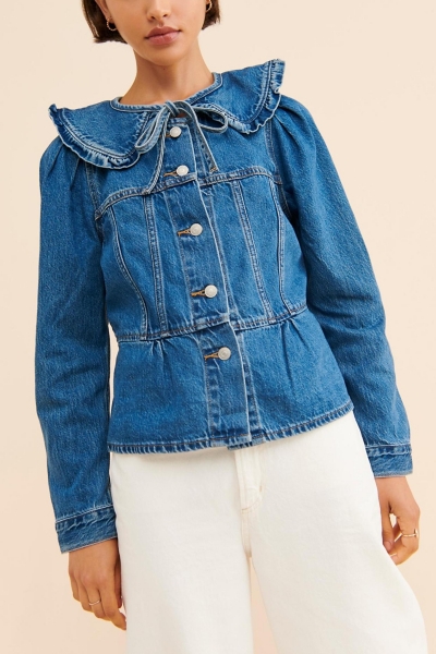 Prairie Collar Denim Jacket | Nuuly