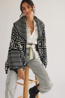 Square Patchwork Cardigan | Nuuly Rent