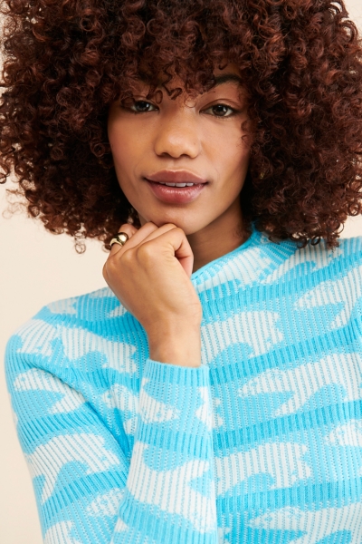 Shauna Jacquard Sweater | Nuuly