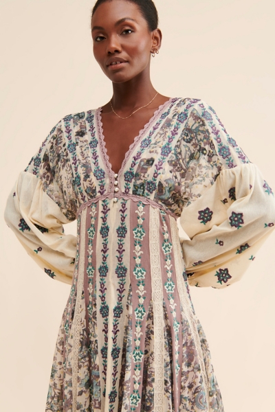 Floral Embroidered Lace Dress | Nuuly