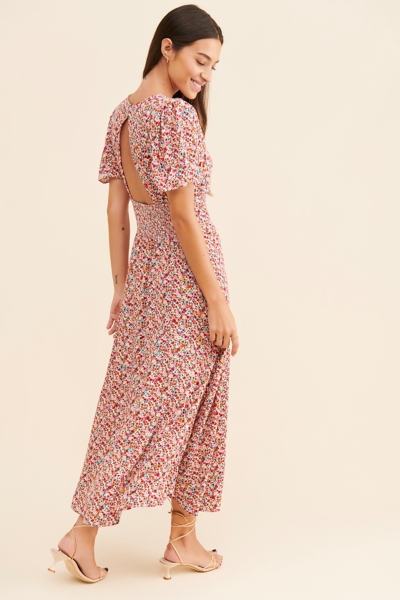 Jamie Open Back Midi Dress | Nuuly