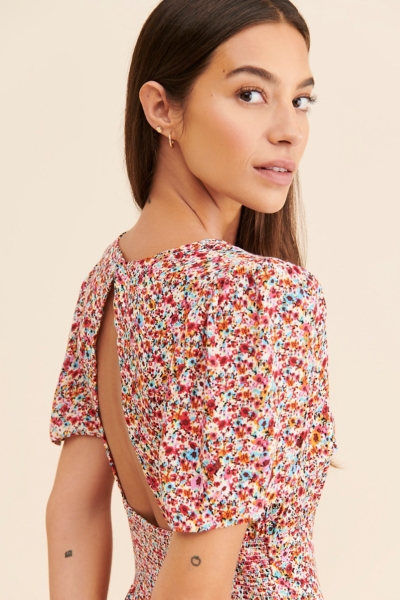 Jamie Open Back Midi Dress | Nuuly