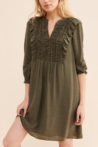 chinese dress ladies Let Me Love Mini Dress Olive
