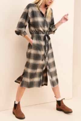 joie plaid dress