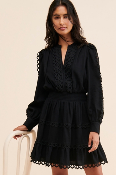 Eyelet Mini Dress | Nuuly
