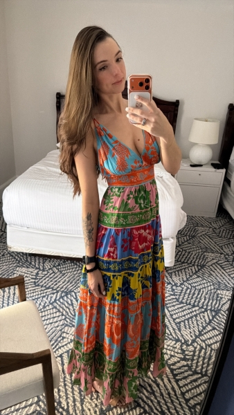Lace Garden Mix Maxi Dress | Nuuly