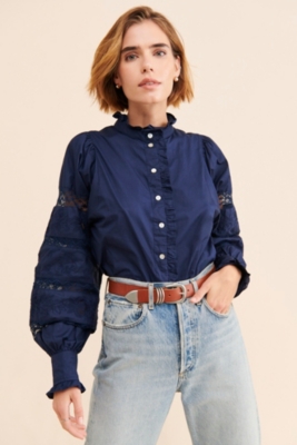 Cotton Lace Button-Down | Nuuly
