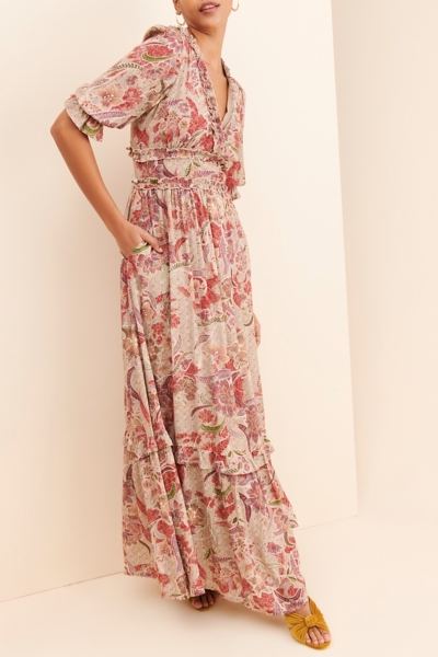 deep v sequin maxi dress Long Deep V Neck Sequins Long Sleeve Maxi Dress