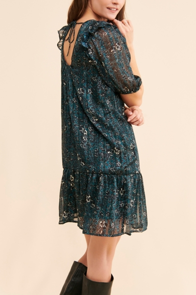 Ruffle Collar Mini Dress | Nuuly