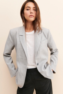 Single Breasted Grey Blazer | Nuuly