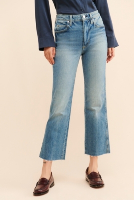 High Rise Kick Crop Jeans