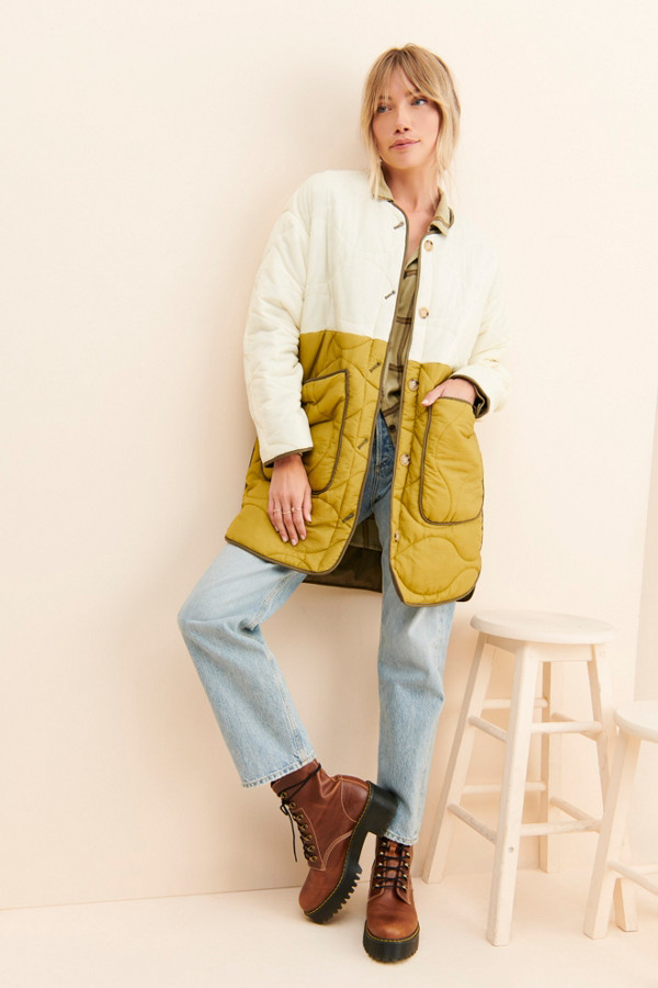 Paige Long Quilted Coat | Nuuly Paige Long Quilted Coat | Nuuly