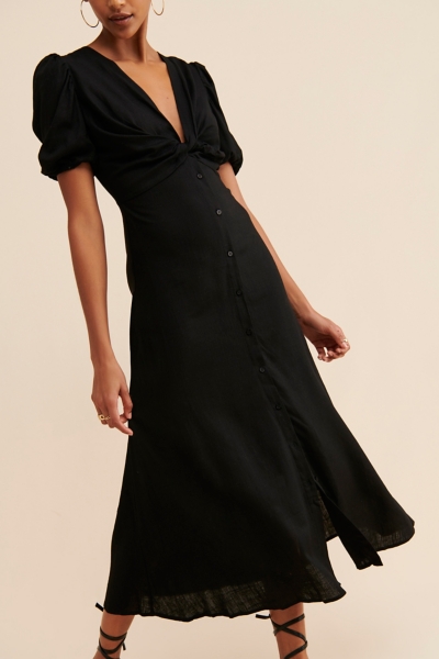 Twist Front Midi Dress | Nuuly