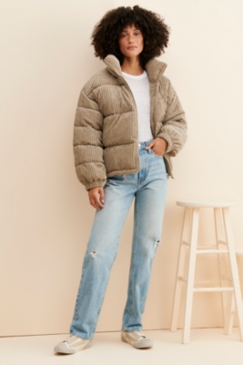 a*i様 ollun corduroy padded outer Our popular Lodge Corduroy Puffer Jacket is back in plum jam