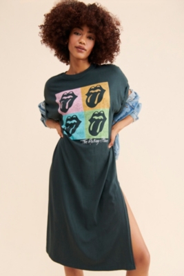 Rolling stones shirt outlet dress