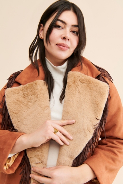 Daisy Fringe Coat | Nuuly