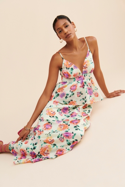 maxi dress vacation High Low Dresses Resort Beach Boho Casual Summer Evening Vestido Dr