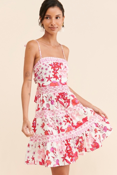 imily bela flowy mini dress Riva Bella Mini Dress