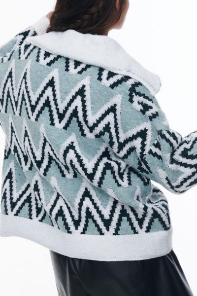 Zig-Zag Sherpa Jacket | Nuuly