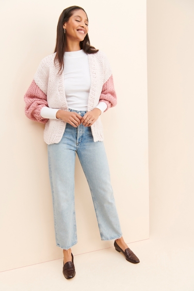 Mae Colorblock Cardigan | Nuuly