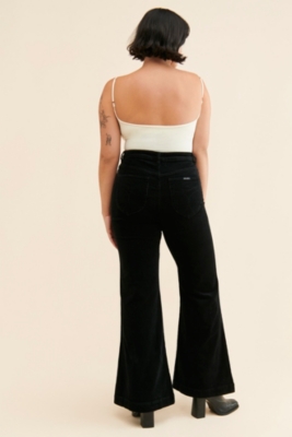 ★SATUR★ W Soft Corduroy Semi Flare Pants Black MUSINSA | SATUR (W) Soft Corduroy Semi Flare Pants Black