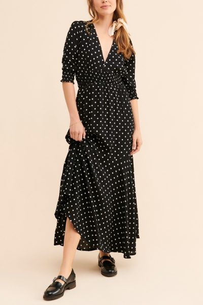 chinese dress ladies Faye Floral Tencel Maxi Dress  Colleen Collective