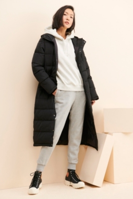 Everest Long Hooded Puffer