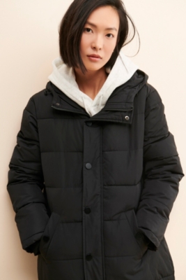 Everest Long Hooded Puffer