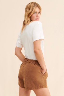 Roma Vegan Suede Shorts