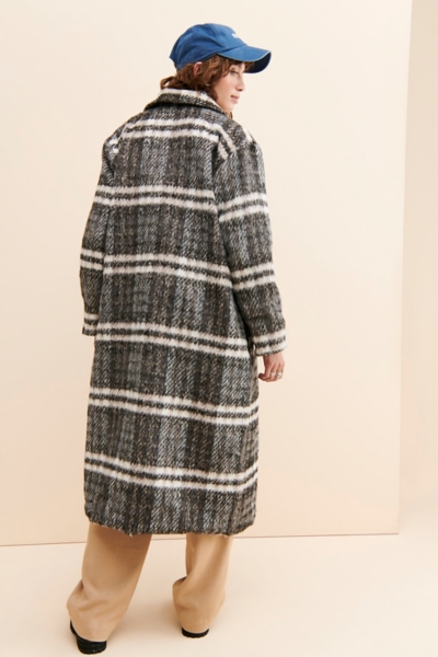 Plaid Multicolored Coat | Nuuly